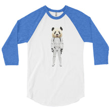 Panda Trooper 3/4 sleeve raglan shirt