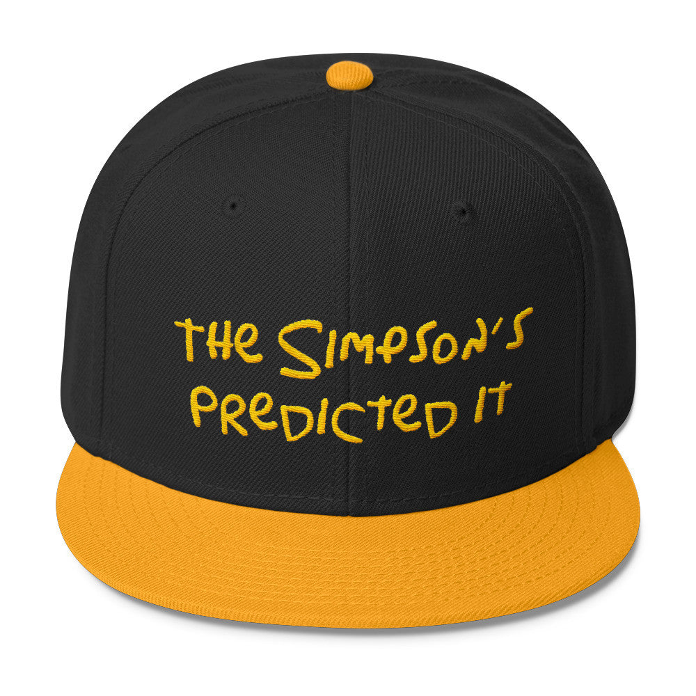 The Simpsons Predicted it Wool Blend Snapback