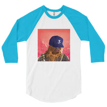 Chewie The Rapper 3/4 sleeve raglan shirt