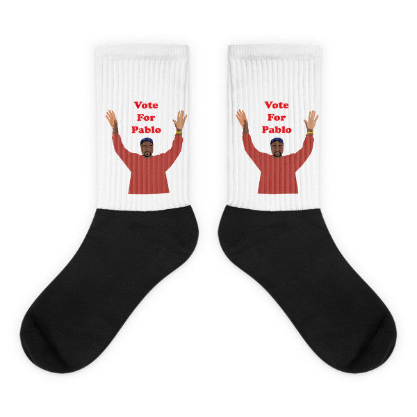 Vote For Pablo foot socks