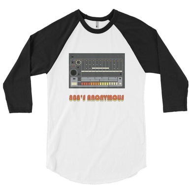 808's Anonymous 3/4 sleeve raglan shirt
