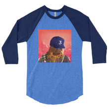 Chewie The Rapper 3/4 sleeve raglan shirt