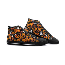 Jack-O-Latern Unisex High Top Canvas Shoes