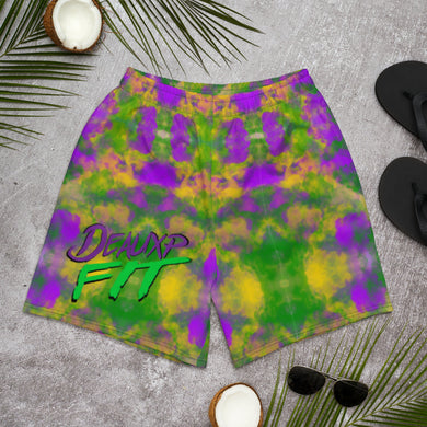 DeauxpFit King Cake Men's Athletic Long Shorts