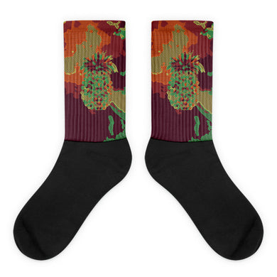 Pineapple Deauxp Camo socks