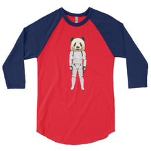 Panda Trooper 3/4 sleeve raglan shirt
