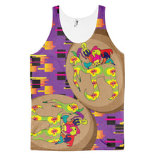Trippy Purp Classic fit tank top (unisex)
