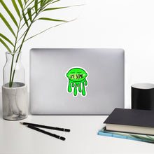 Lime Slime Bubble-free stickers