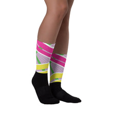 Deauxpazz Retro Black foot socks