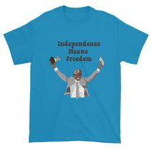 Independence Means Freedom Short sleeve t-shirt