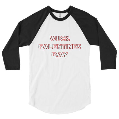 Vuck Falentines 3/4 sleeve raglan shirt