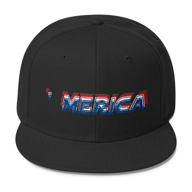 Merica Wool Blend Snapback