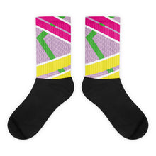 Deauxpazz Retro Black foot socks